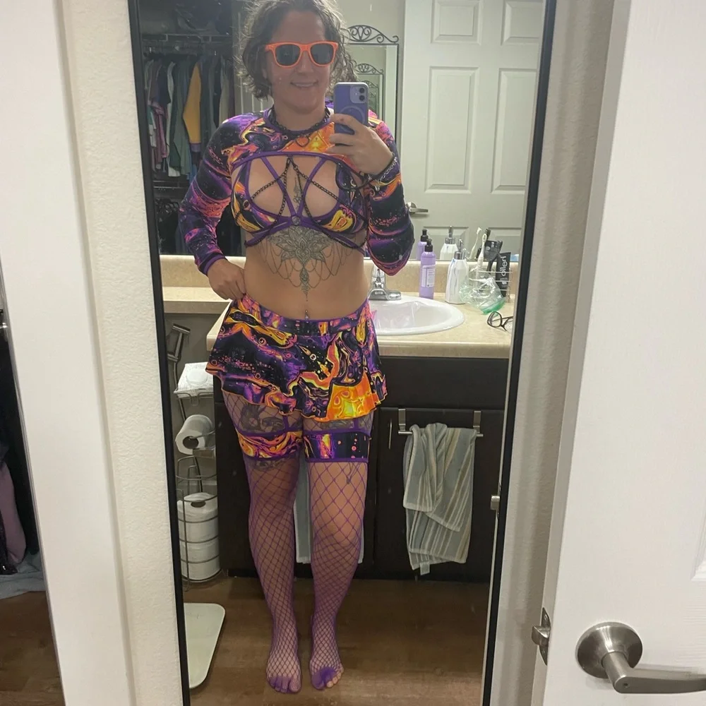 Rolita Couture iHeartRaves full festival rave outfit - Picture 1 of 5